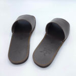 Men Single Strap Leather Slide - Image 9