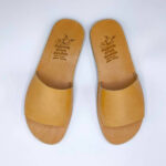 Men Single Strap Leather Slide - Image 6