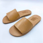 Men Single Strap Leather Slide - Image 4
