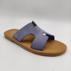 Mens Greek Hermes Comfort Slide Lilac Color
