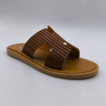 Mens Handmade Greek Leather Sandals – Braided Strap | Naxos Craft - Image 2