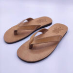 Eros Mens Leather Flip Flops - Image 8