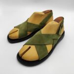 Mens Leather Thick Strap Sandal Criss Cross - Image 4