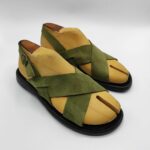 Mens Leather Thick Strap Sandal Criss Cross - Image 3