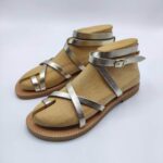 Dimitra Flat Strappy Leather Sandals - Image 27