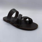 Athitos Men Handmade Leather Slide for Men