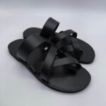 Athitos Men Handmade Leather Slide for Men - Image 14