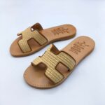 Womens Woven Slide Sandals - Image 9