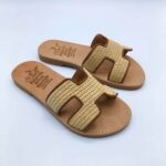 Womens Woven Slide Sandals - Image 8