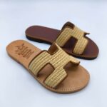 Womens Woven Slide Sandals - Image 7