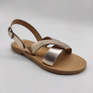 New Age Leather Sandal Rose Gold