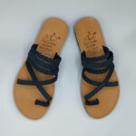 Elani Braided Leather Flat Sandals - Image 14