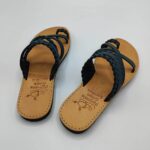 Elani Braided Leather Flat Sandals - Image 13