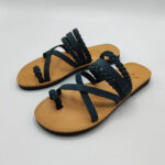 Elani Braided Leather Flat Sandals - Image 12