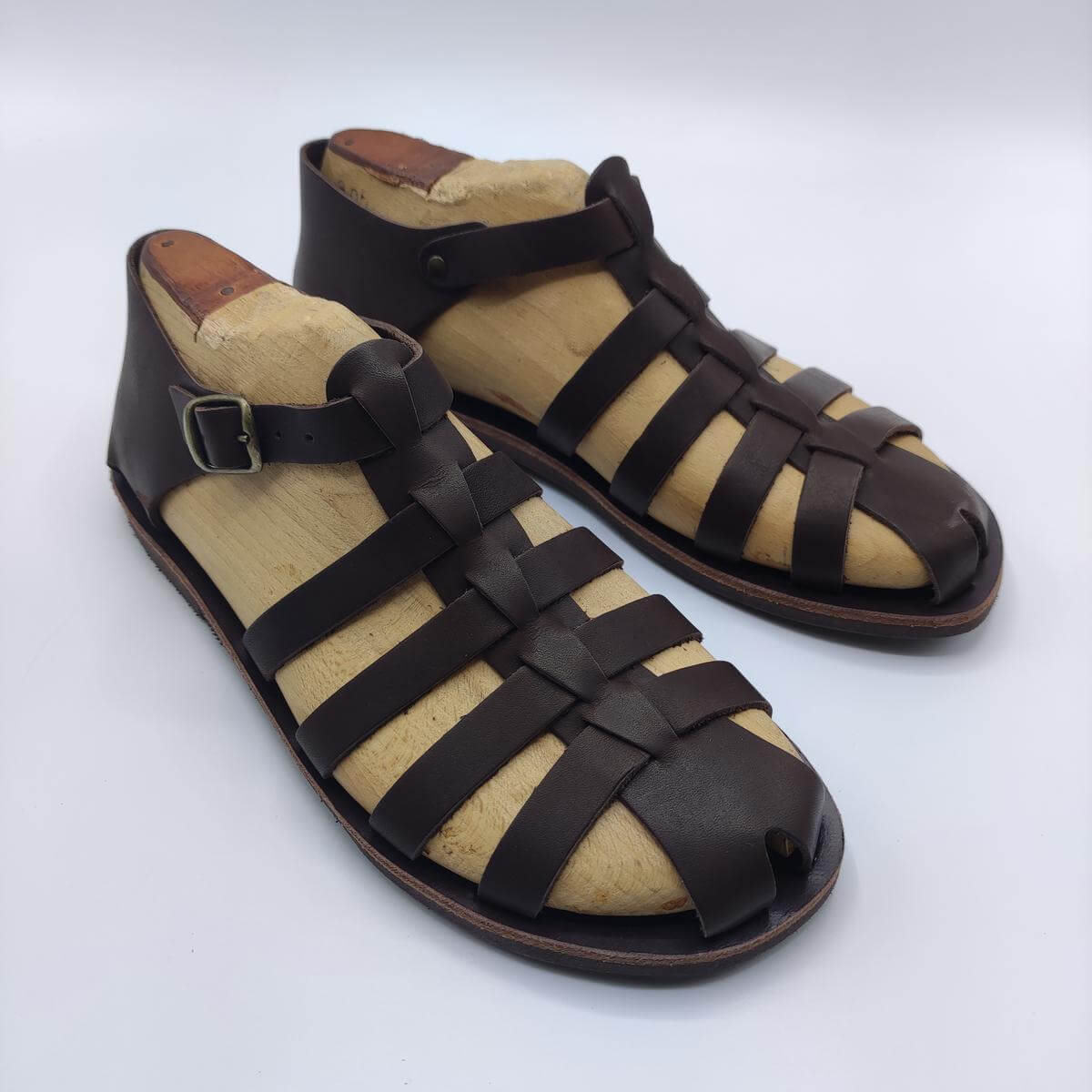 Shoe-Sandal-Mens-Closed-Toe-Sandals-Brown-Color5 Almiro Shoe Sandal - Image 1