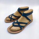 Denisa Strappy lace up leather sandal - Image 16