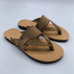 Verya Handmade Thick Leather Overfoot Slide Sandals - Image 8