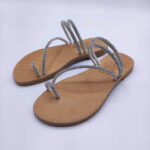 Toe Ring Embellished Women Leather Slide - Image 4