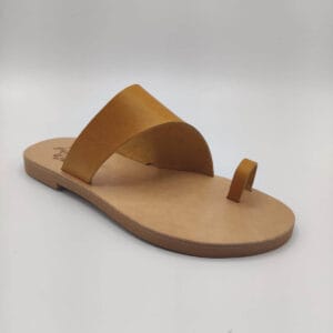 Toga Toe Ring Leather Sandal Yellow