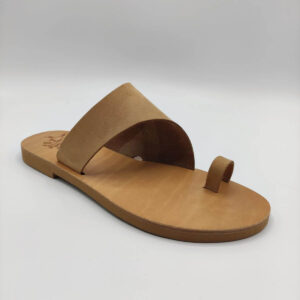 Toga Toe Ring Leather Sandal Nude Color