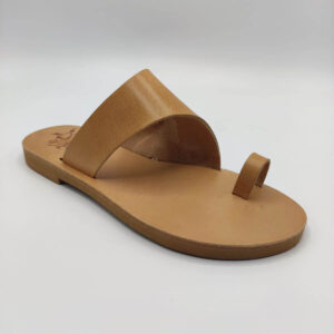 Toga Toe Ring Leather Sandal Natural