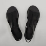 Women Leather Sandal With Zipper - Image 10