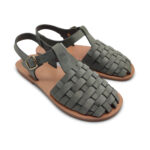 Womens Flat Closed Toe Sandals - Image 4