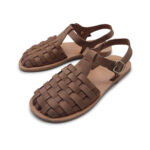 Womens Flat Closed Toe Sandals - Image 10