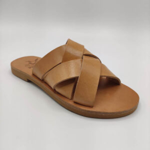 Women's Woven Leather Sandals Natural