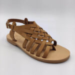 Nisiotisa Womens Woven Leather Sandals