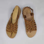 Nisiotisa Womens Woven Leather Sandals - Image 6