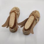 ancient greek sandals with wings rose gold