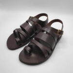 Best Men's Leather Sandals Brown - Image 3