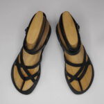 Denisa Strappy lace up leather sandal - Image 2