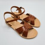 Mirsini Interlocking Straps Leather Sandal - Image 16