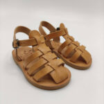 Leather Sandals Closed Toes Kids - Image 2
