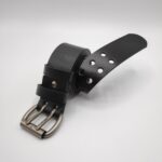 Double Prong Leather Belt 4.5cm Wide - Image 5