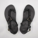 Mens Brown Sandals Leather - Image 4