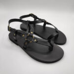 Mens Brown Sandals Leather - Image 3
