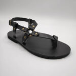 Mens Brown Sandals Leather - Image 9