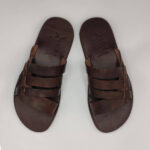 Men's Brown Leather Slippers - Image 5
