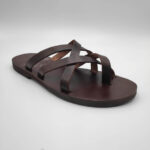 Mens Leather Sandals Brown