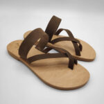 Petra Leather Toe Ring Minimalist Sandal - Image 24