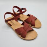 Mirsini Interlocking Straps Leather Sandal - Image 13