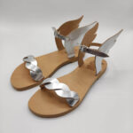 Gold Braided Sandals With Wings - Image 8
