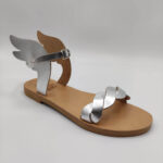 Gold Braided Sandals With Wings - Image 12