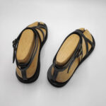 Dimitra Flat Strappy Leather Sandals - Image 8