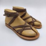 Denisa Strappy lace up leather sandal - Image 11