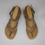 Denisa Strappy lace up leather sandal - Image 7