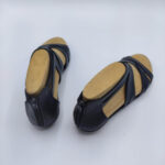 Women's Black Strappy Sandals - Image 4